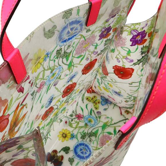 GUCCI Pink Leather Tote Bag - Picture 6 of 8